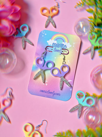 **SINGLES **Pastel Cutie Scissor Earrings