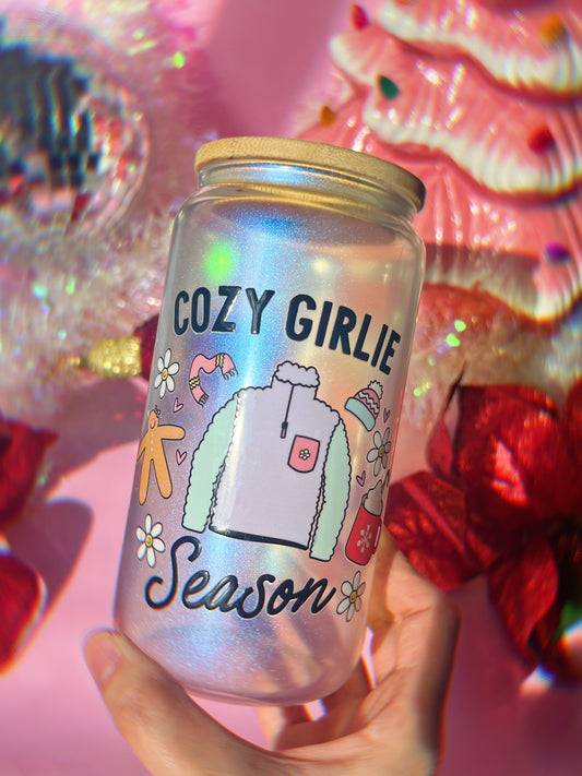 Shimmer Glitter Cozy Girlie Season 16oz Cup