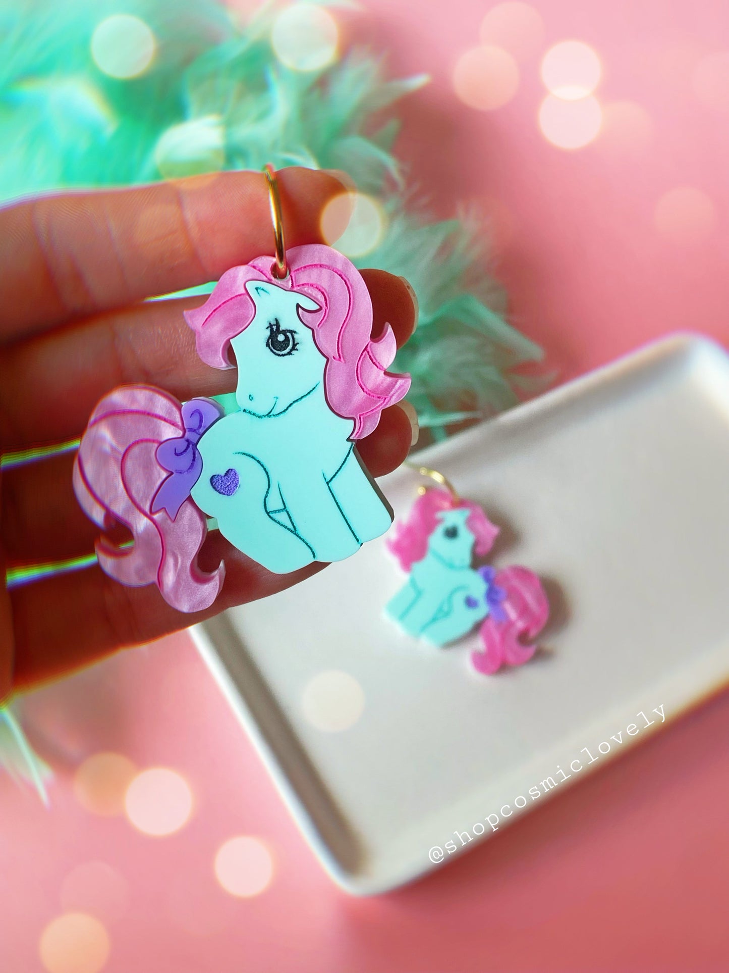 Cute Pony Pin or Magnet