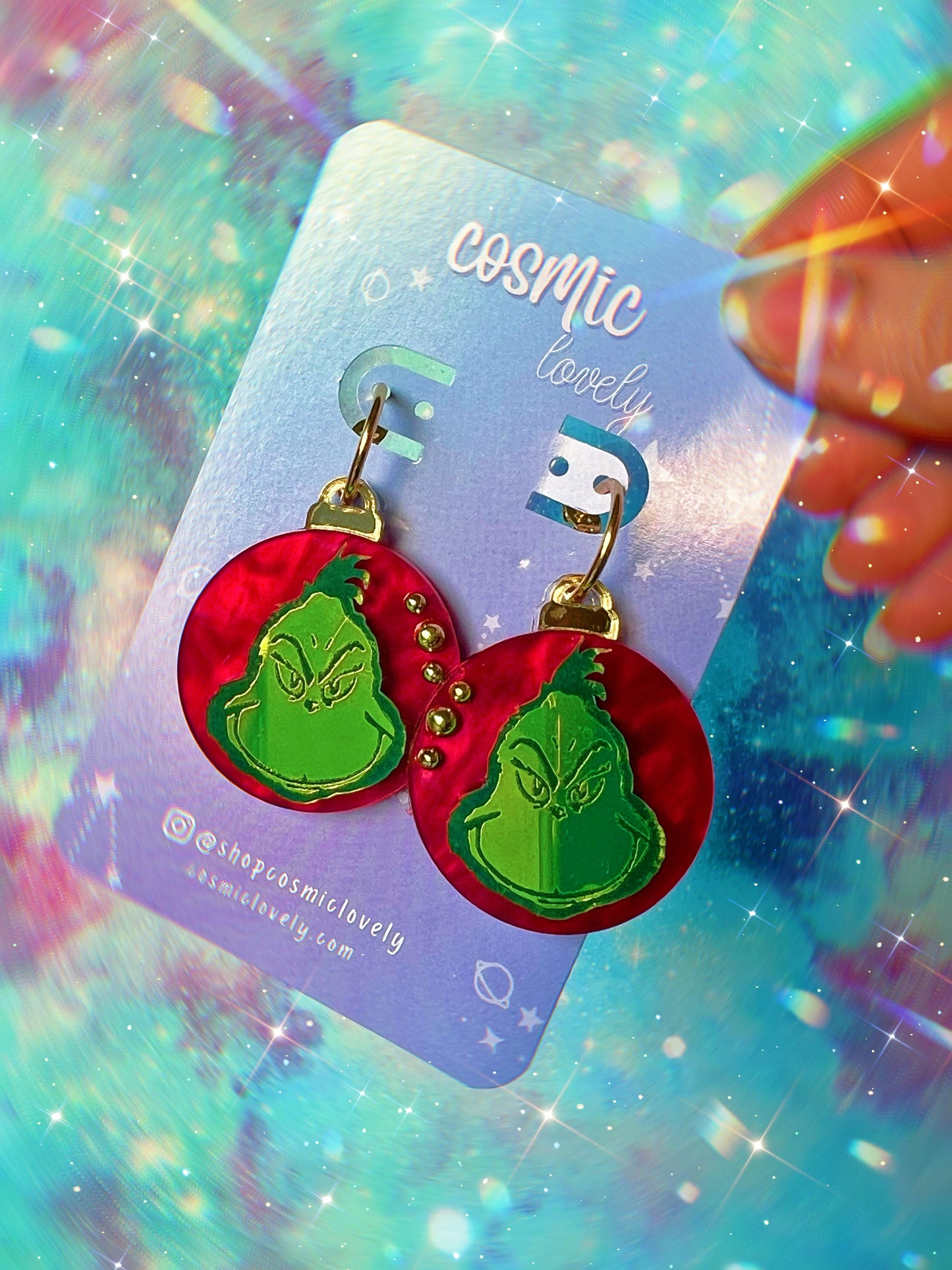 GRlNCH Ornament Earrings