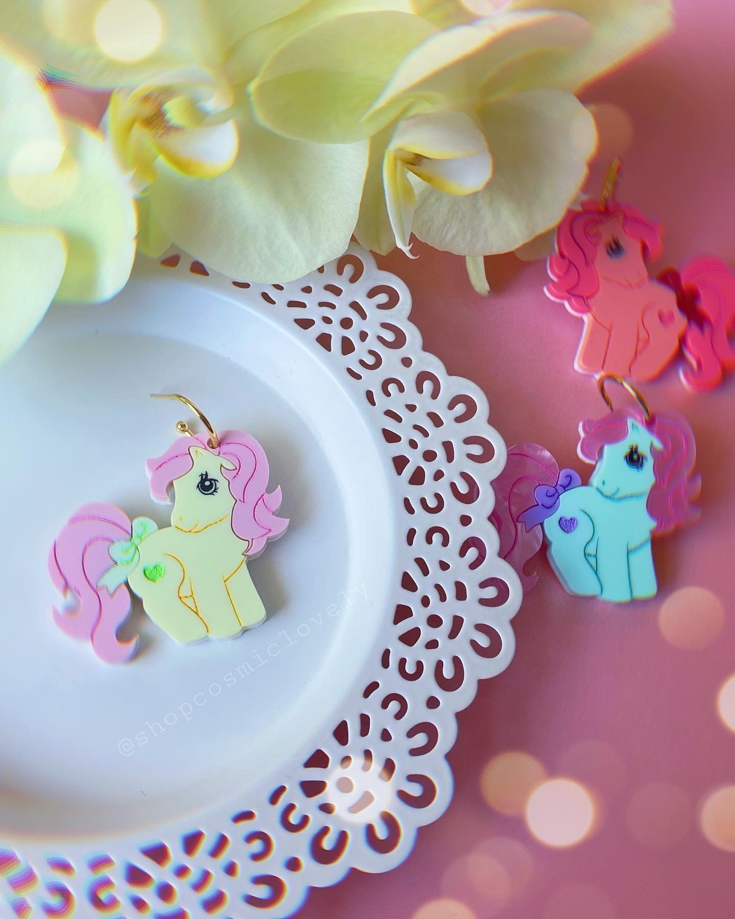 Cute Pony Pin or Magnet