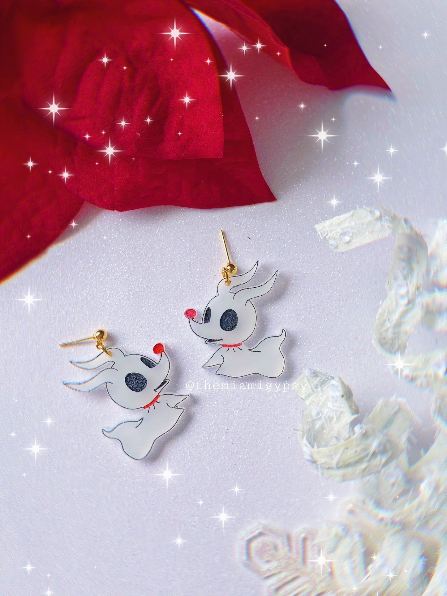 Reindeer Zer0 Earrings - Christmas Edition