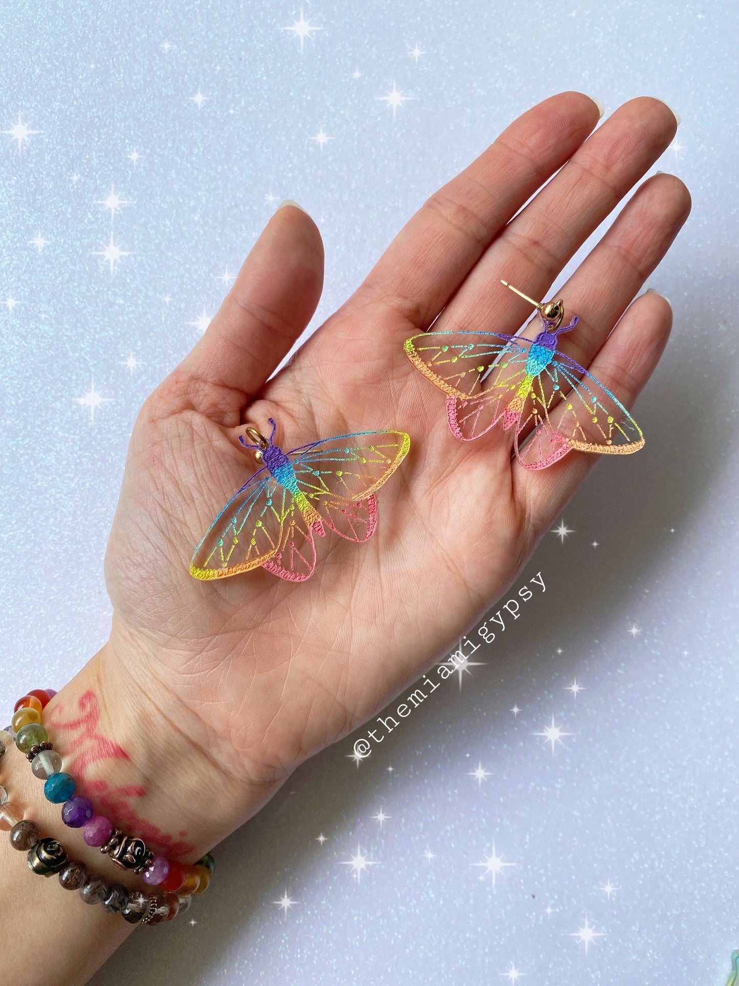 Rainbow Witch Earrings