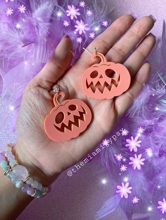 Kawaii Pastel Pumpkin Earrings